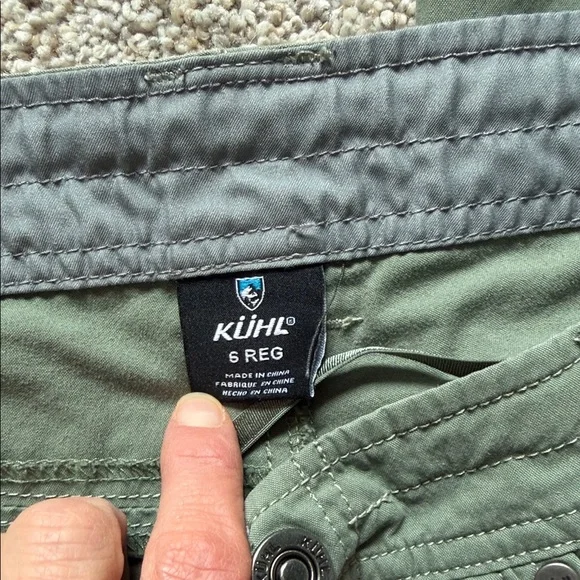 KÜHL Women's Green Trekr™ Capri Pants Hiking Outdoor Gorpcore size 6 - Picture 10 of 16